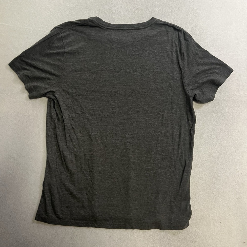 Lucky Brand Poker Cards Graphic T-Shirt Men's Size XL Gray Short Sleeve Tee